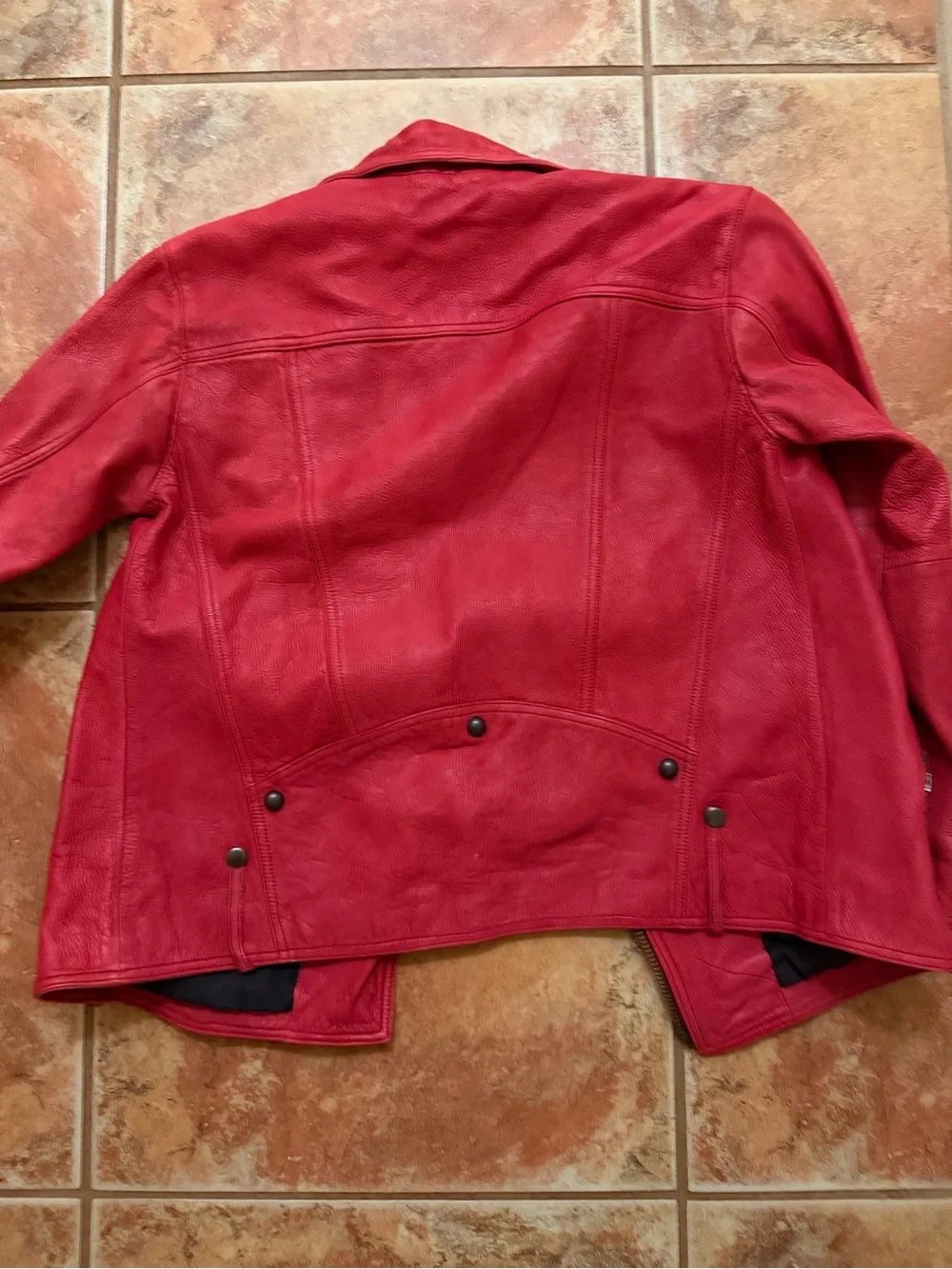 Free People S 100% Leather Jacket New with tag